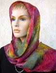 Long Silk Scarves featuring Vineyard Art designs