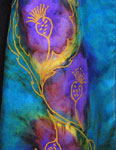 Silk Scarves featuring Celtic Wild Highland Thistle designs